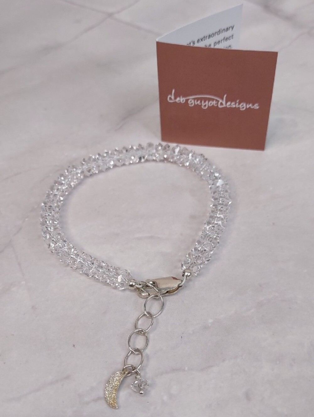 Deb Guyot Herkimer Crystal Quartz Bracelet
